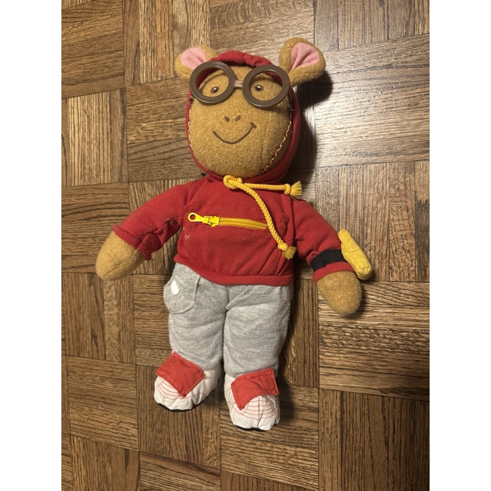 Vintage 1996‎ Playskool Arthur Dress Me Stuffed Plush Animal Toy Doll